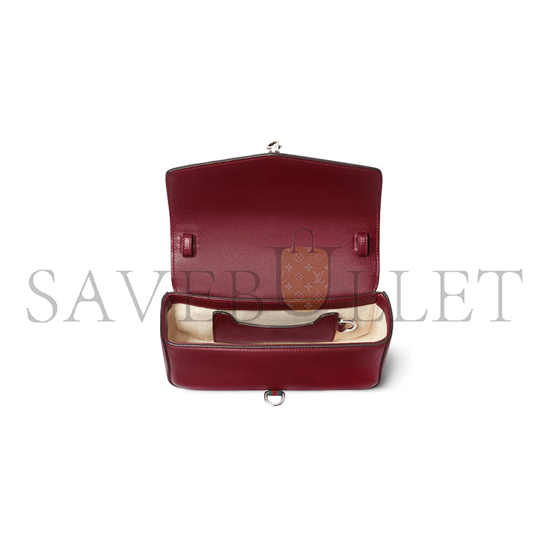 GUCCI SMALL CROSSBODY BAG WITH HOOK CLOSURE 821623 (23.5*12.5*6.5cm)